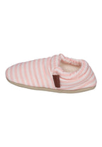 SLIPSTOP Kinder Hausschuhe Bootie BREEZE rosa gestreift