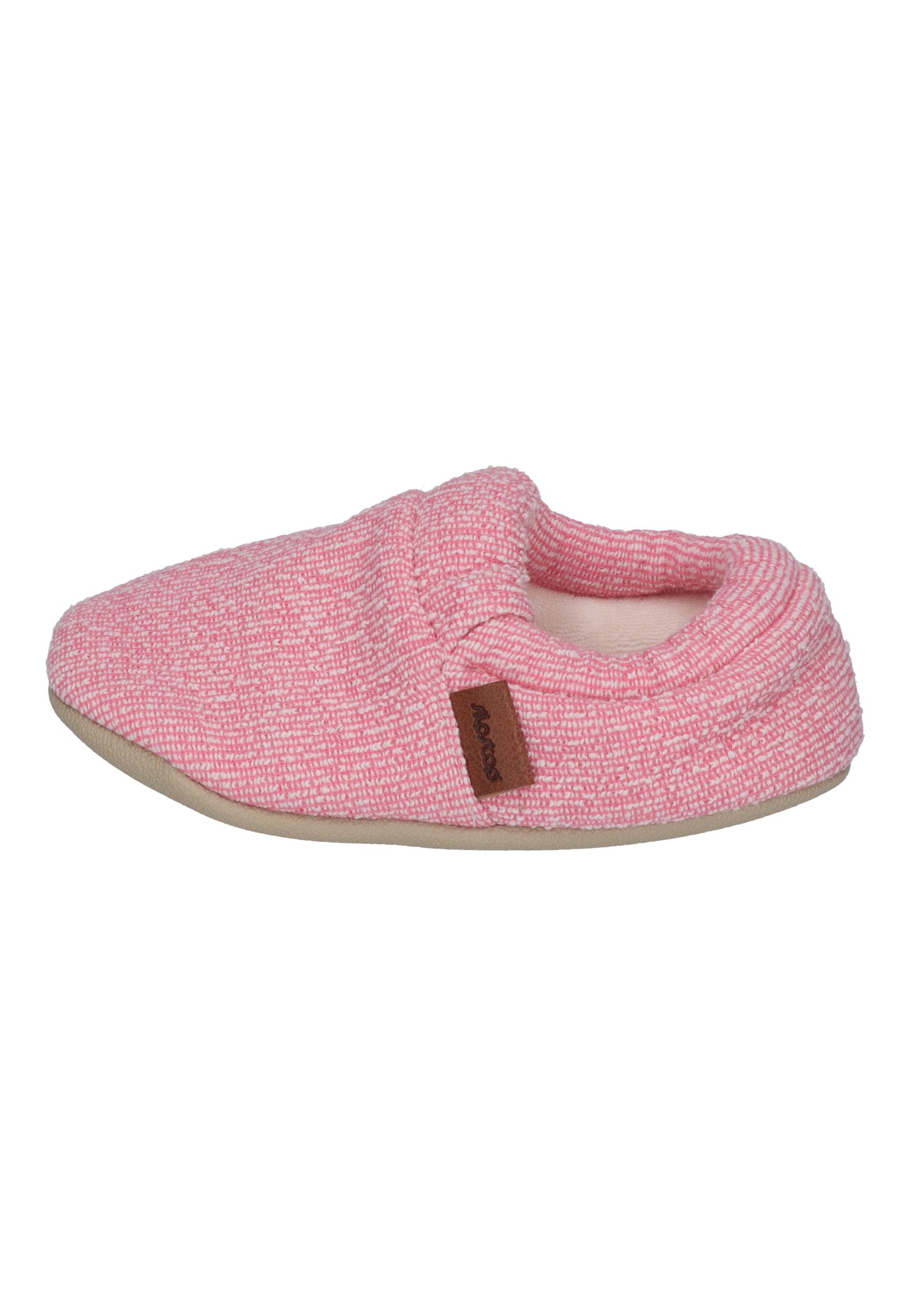 SLIPSTOP Kinder Hausschuhe Bootie CRANBERRY lila meliert