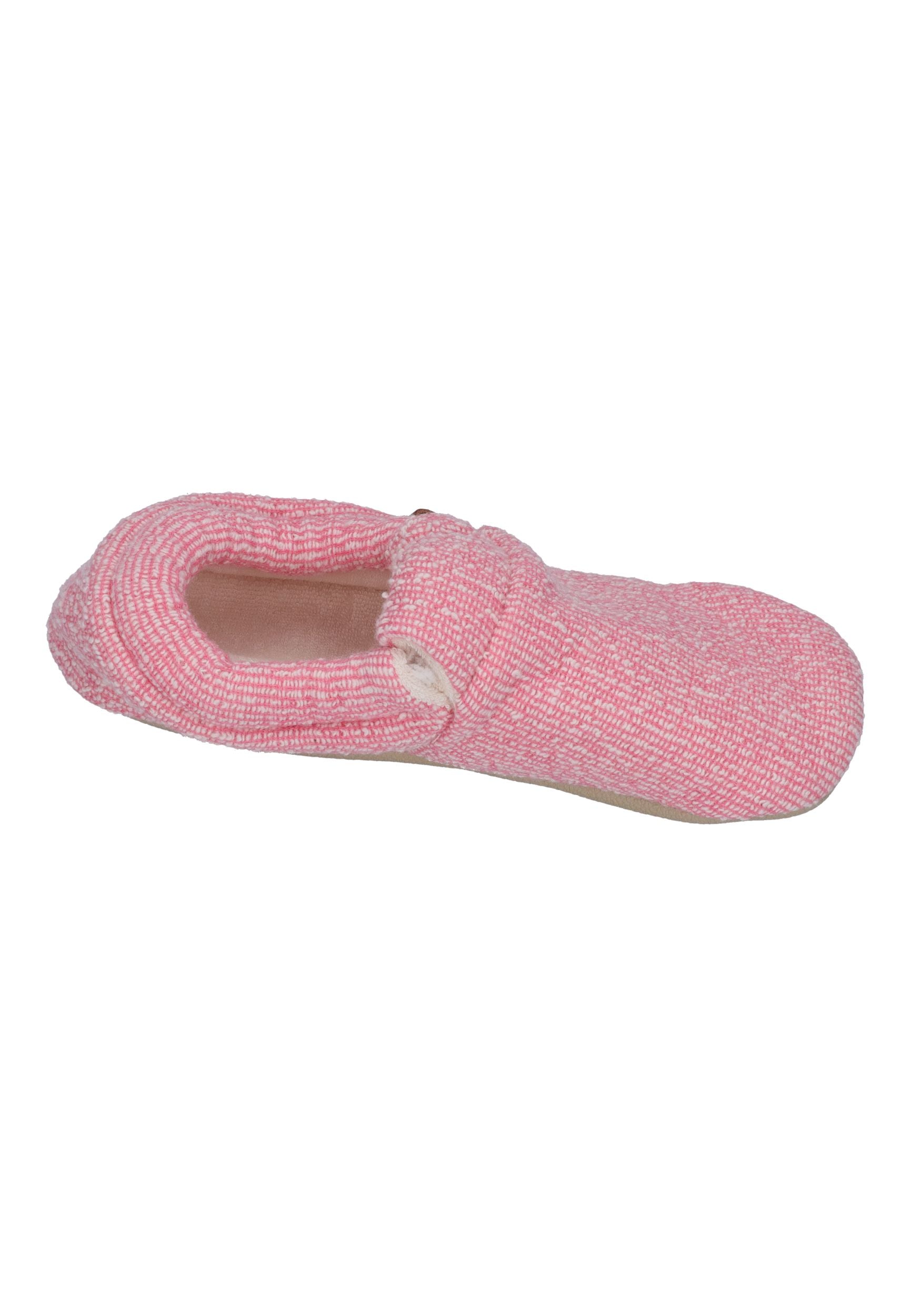SLIPSTOP Kinder Hausschuhe Bootie CRANBERRY lila meliert