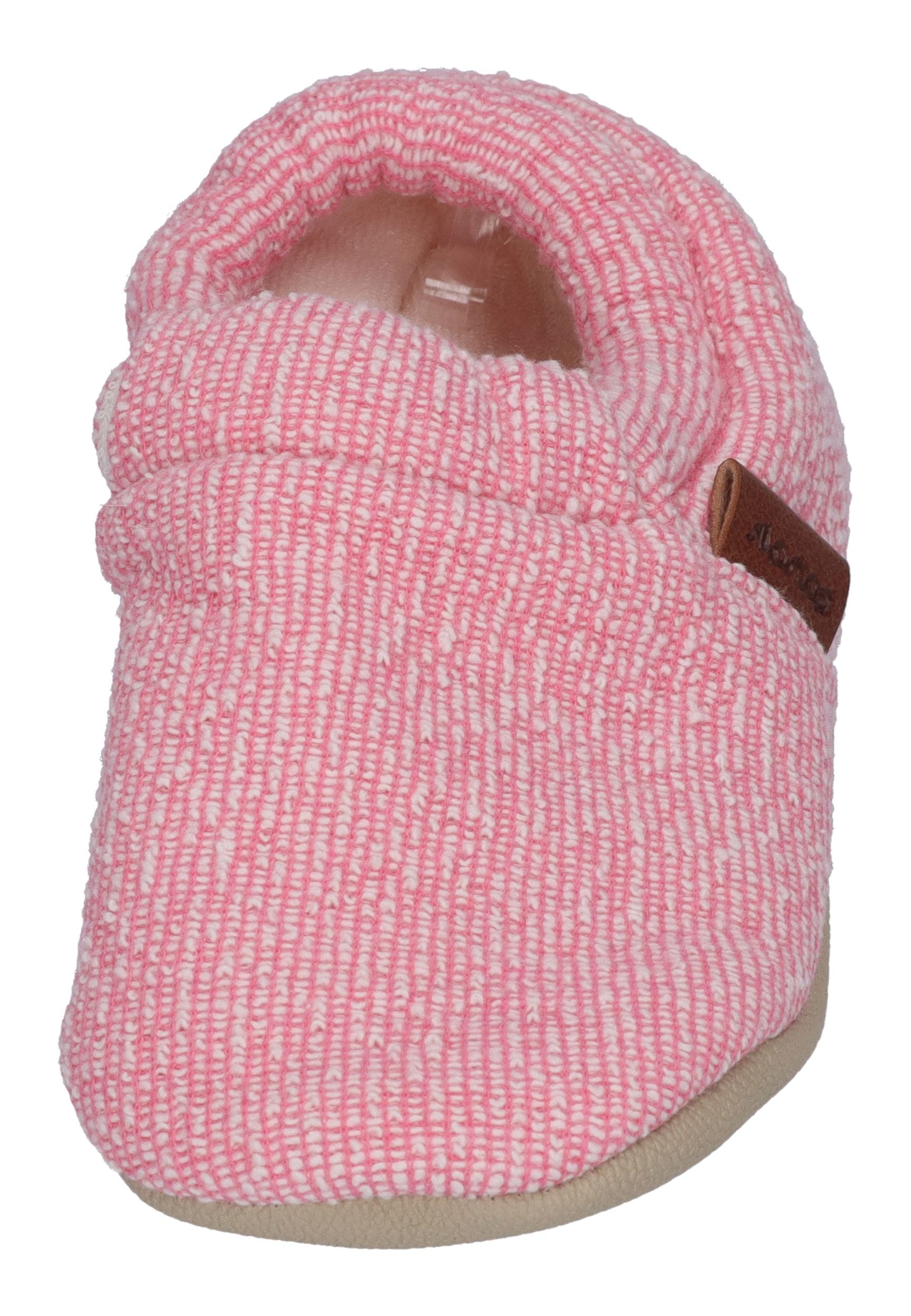SLIPSTOP Kinder Hausschuhe Bootie CRANBERRY lila meliert