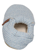 SLIPSTOP Kinder Hausschuhe Bootie ICE BLUE hellblau meliert