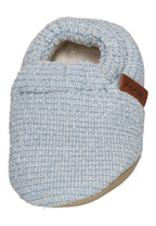SLIPSTOP Kinder Hausschuhe Bootie ICE BLUE hellblau meliert