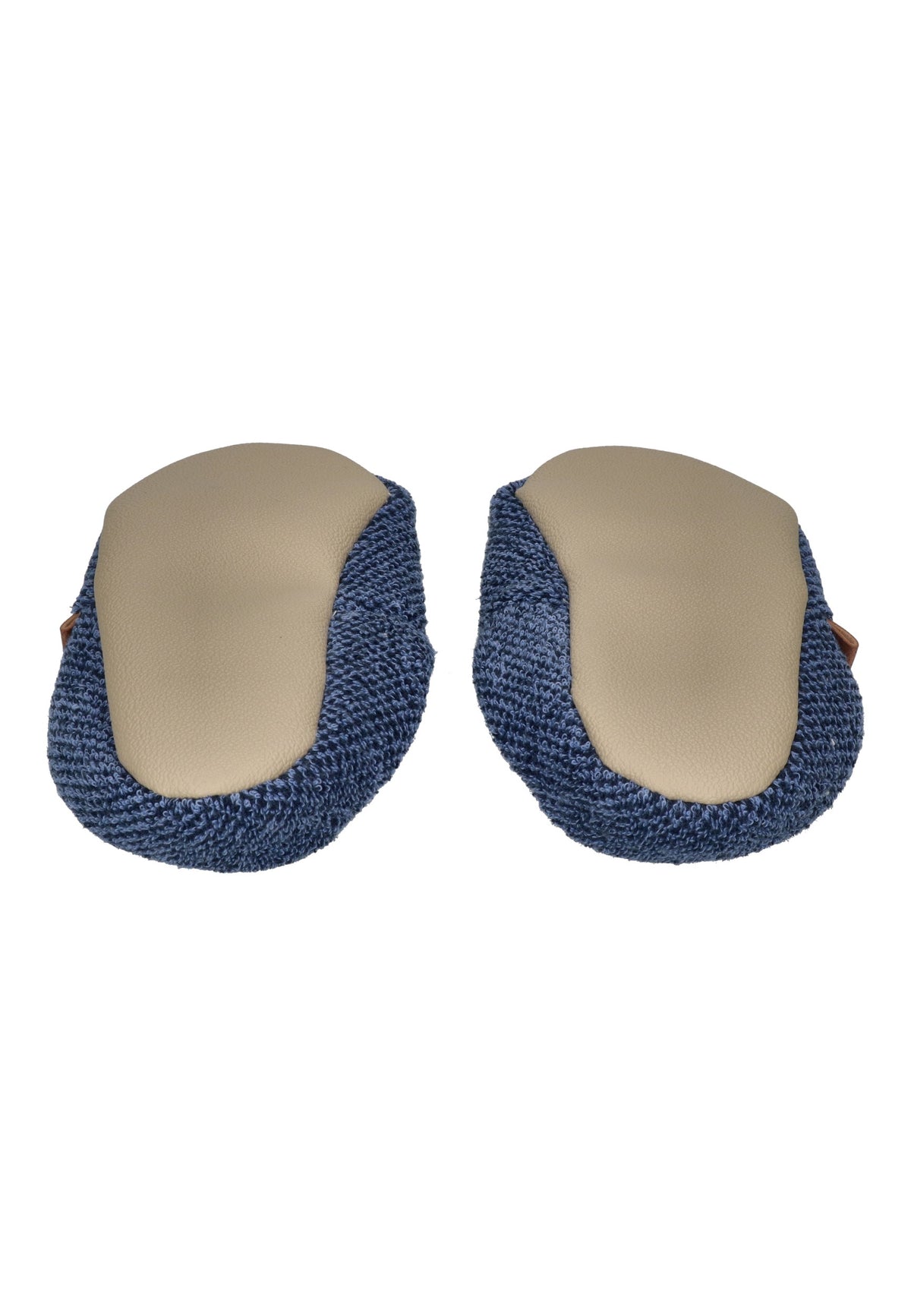 SLIPSTOP Kinder Hausschuhe Bootie INDIGO dunkelblau meliert