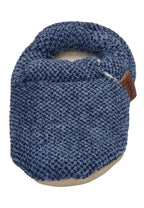 SLIPSTOP Kinder Hausschuhe Bootie INDIGO dunkelblau meliert