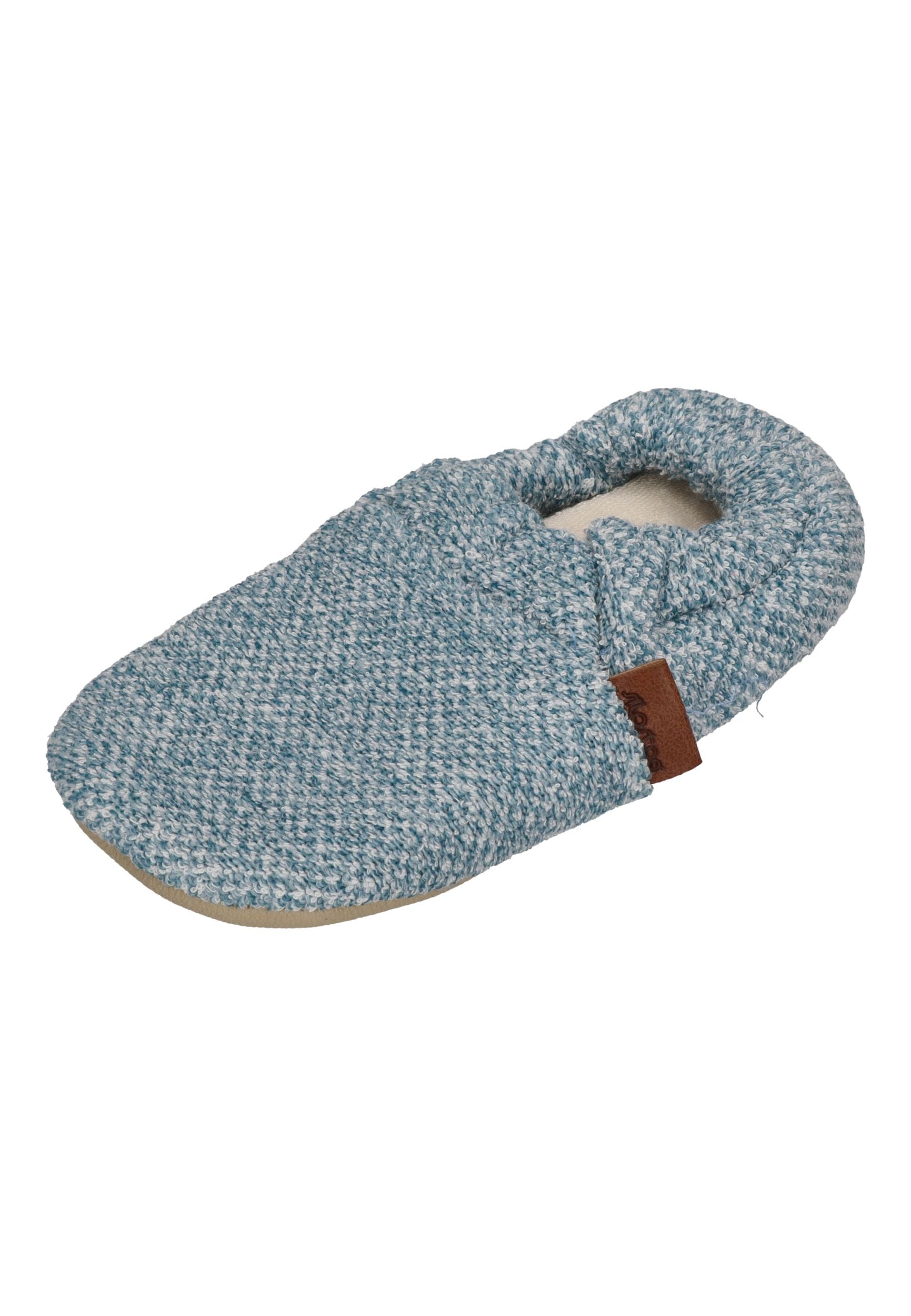 SLIPSTOP Kinder Hausschuhe Bootie PETROL blaugrau
