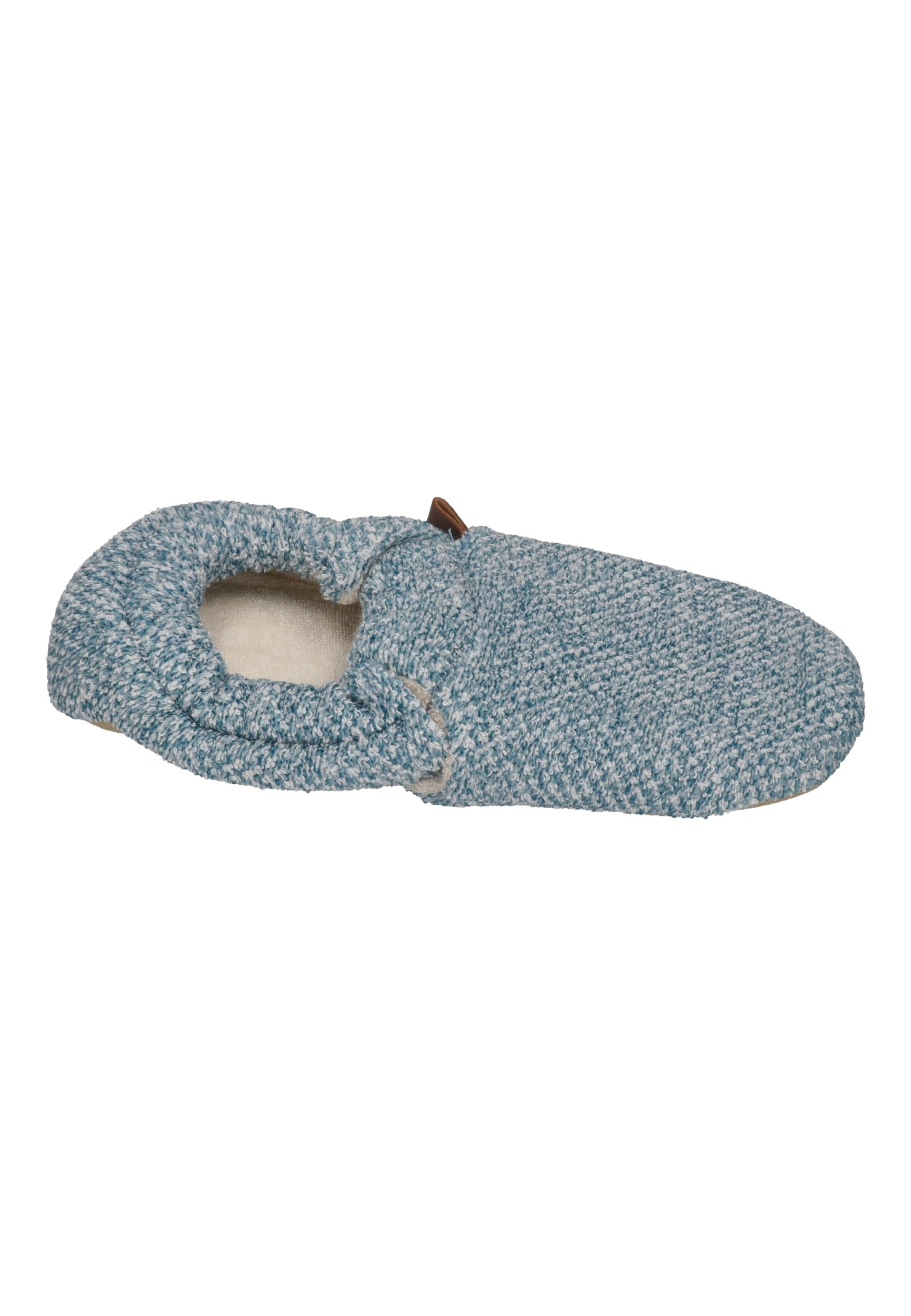 SLIPSTOP Kinder Hausschuhe Bootie PETROL blaugrau