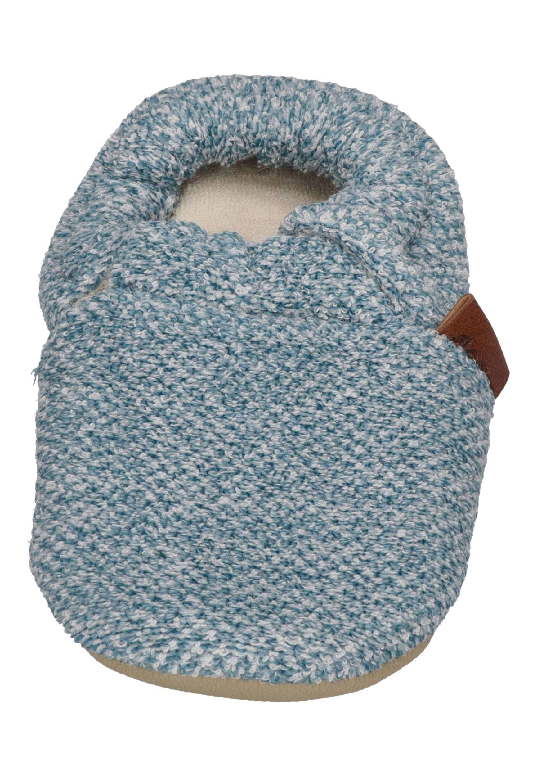 SLIPSTOP Kinder Hausschuhe Bootie PETROL blaugrau
