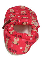 SLIPSTOP Kinder Hausschuhe Bootie RUDOLPH rot
