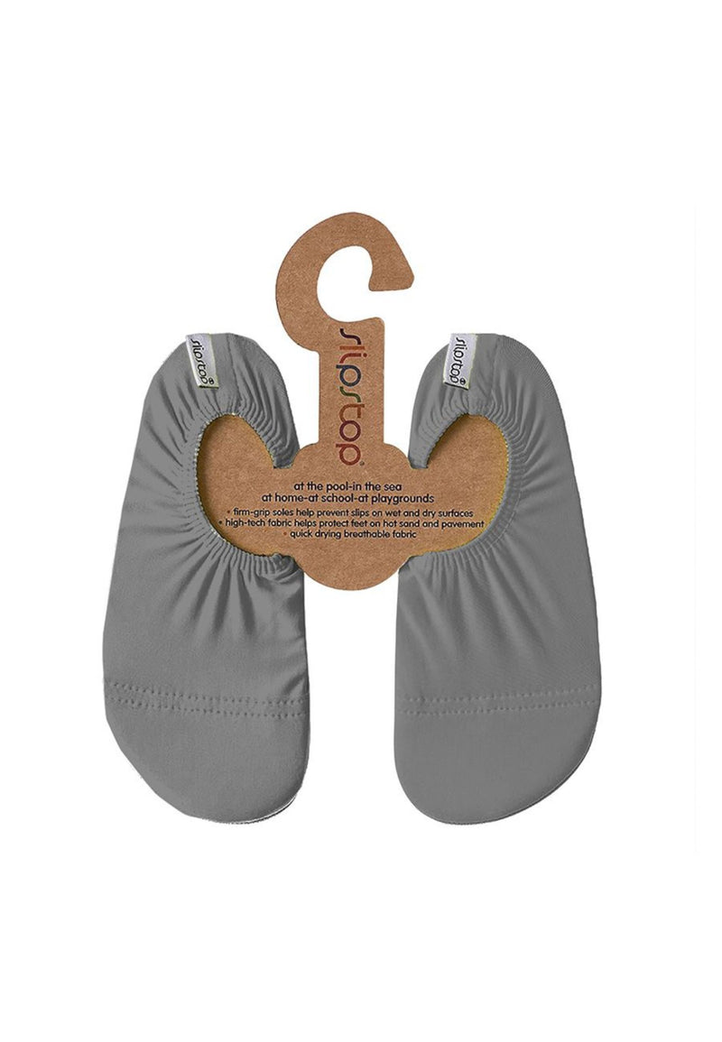 SLIPSTOP Kinder Hausschuhe Badeschuhe GREY grey