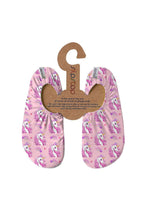 SLIPSTOP Kinder Hausschuhe Badeschuhe IRIS Einhorn rosa