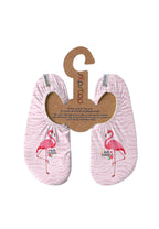 SLIPSTOP Kinder Hausschuhe Badeschuhe ROMANTIK Flamingo rosa