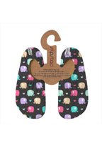 SLIPSTOP Kinder Hausschuhe Badeschuhe WINNIE Elefant black