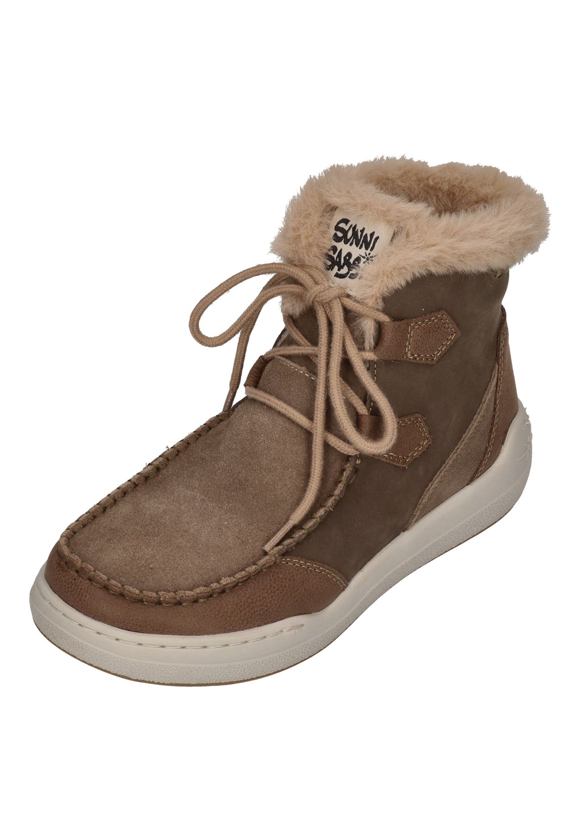 SUNNI SABBI Damen Barfußschuhe Boots ATLAS-069 oliva