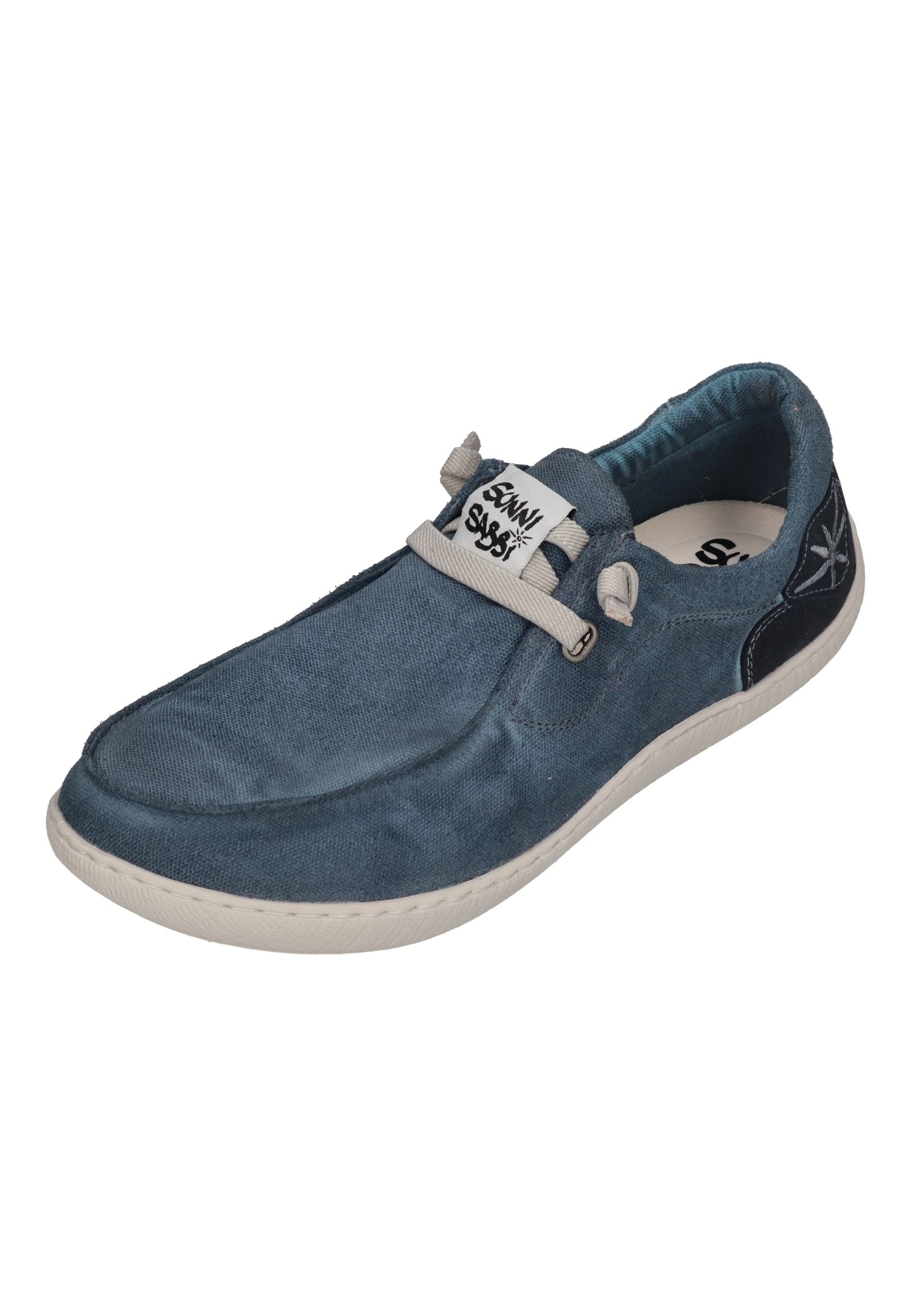 SUNNI SABBI Herren Barfußschuhe Halbschuhe KUNASH-002 blue