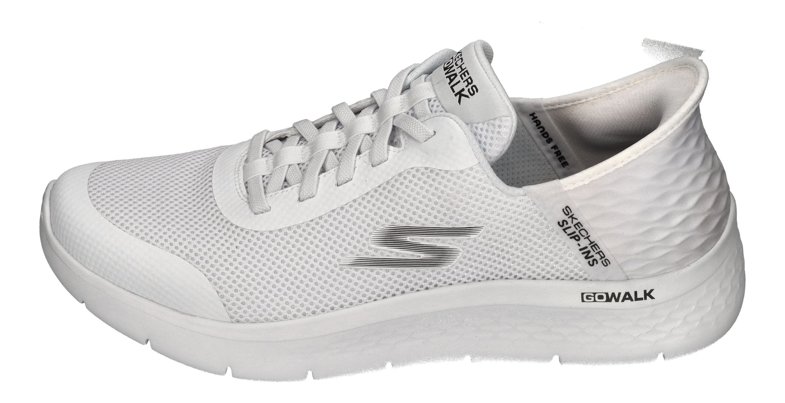 SKECHERS in Übergröße GO WALK FLEX HANDS UP 216324 WHT