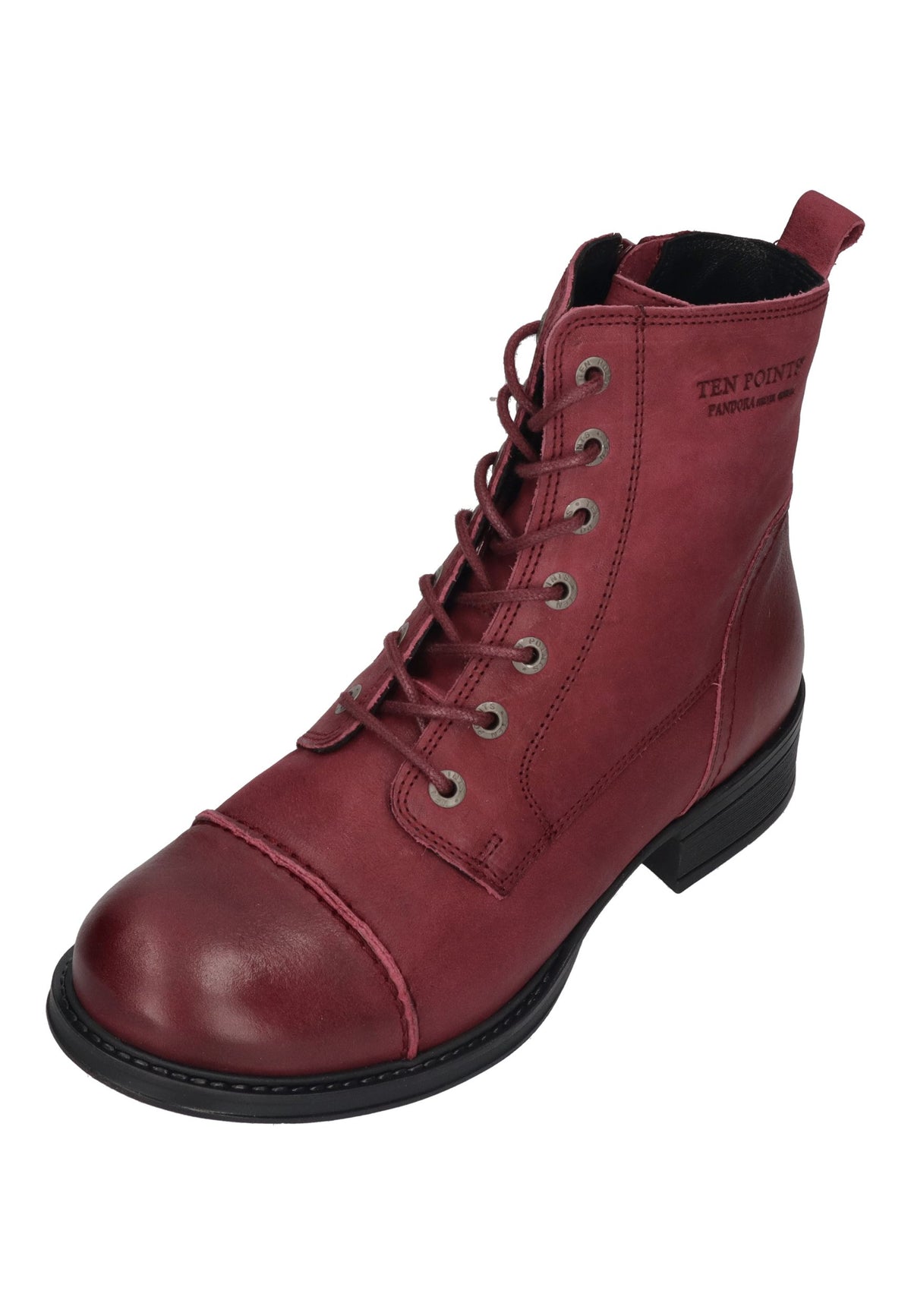 TEN POINTS Damen Stiefel PANDORA 60735 wine