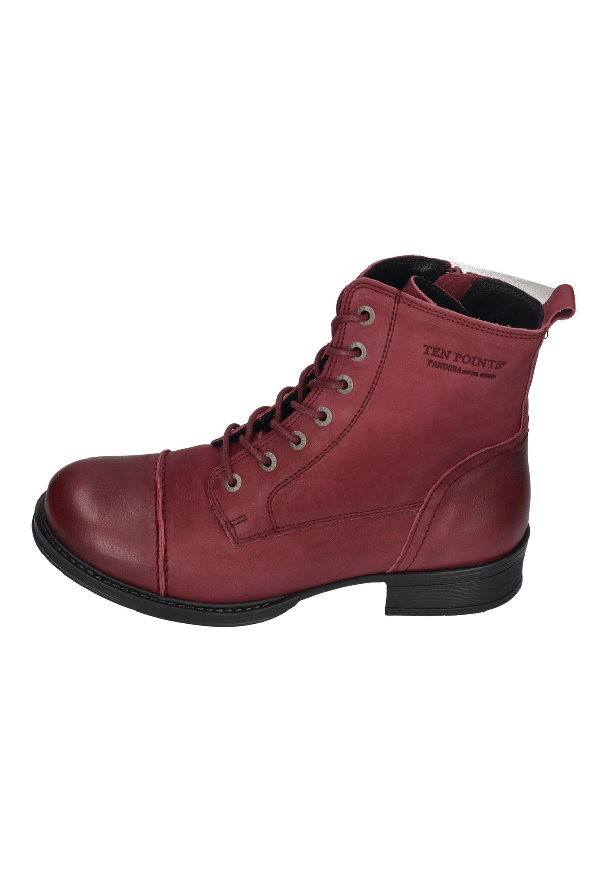 TEN POINTS Damen Stiefel PANDORA 60735 wine
