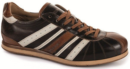 KAMO-GUTSU Herren Sneakers TIFO 049 nero cognac