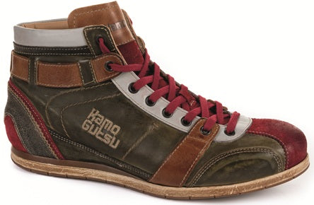 KAMO-GUTSU Herren Sneakers TIFO 112 rosso foresta