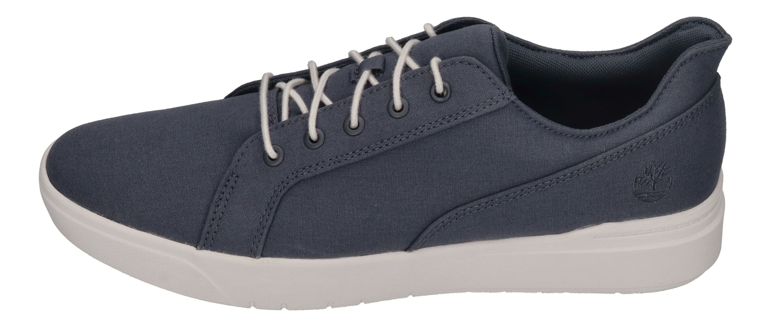 TIMBERLAND in Übergröße ALLSTON LOW LACE dark blue Canvas