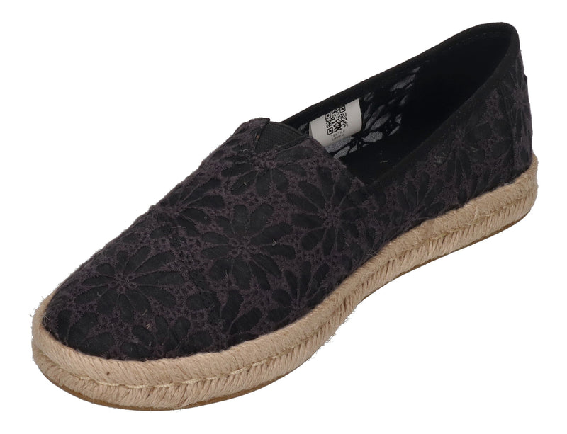 TOMS Damen - ALPARGATA ROPE 2.0 10020684 - black floral
