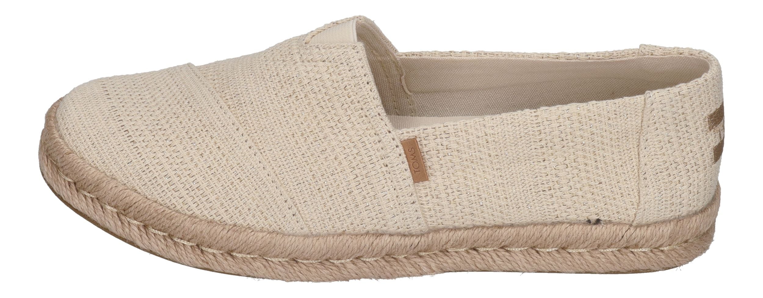 TOMS Damen - ALPARGATA ROPE 2.0 10020693 - natural ud metallic