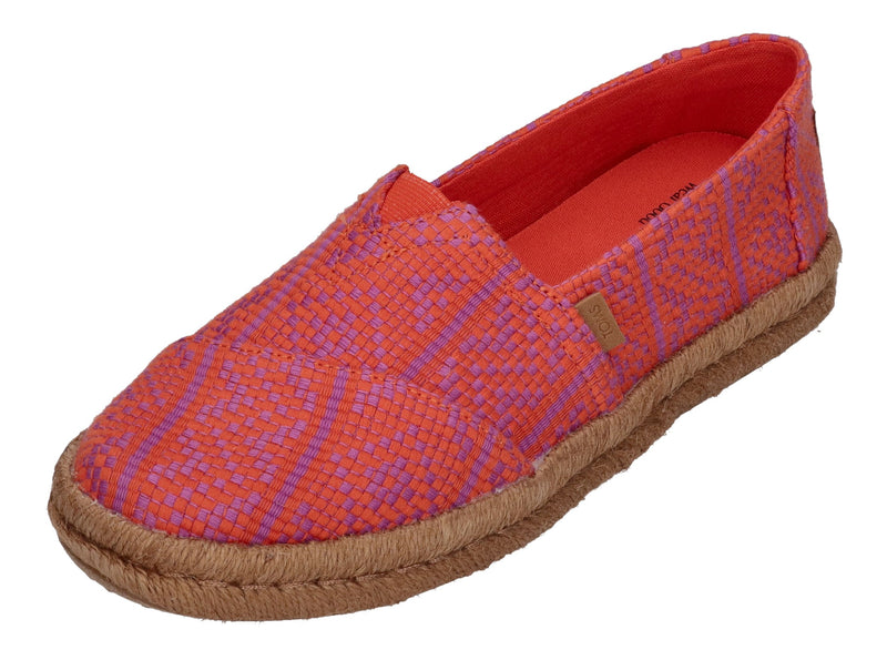 TOMS Damen - ALPARGATA ROPE 2.0 10021885 - flame diamond global woven
