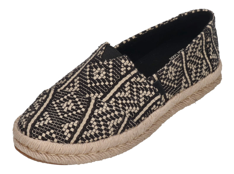 TOMS Damen - ALPARGATA ROPE 2.0 10021886 - black diamond global woven