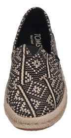TOMS Damen - ALPARGATA ROPE 2.0 10021886 - black diamond global woven