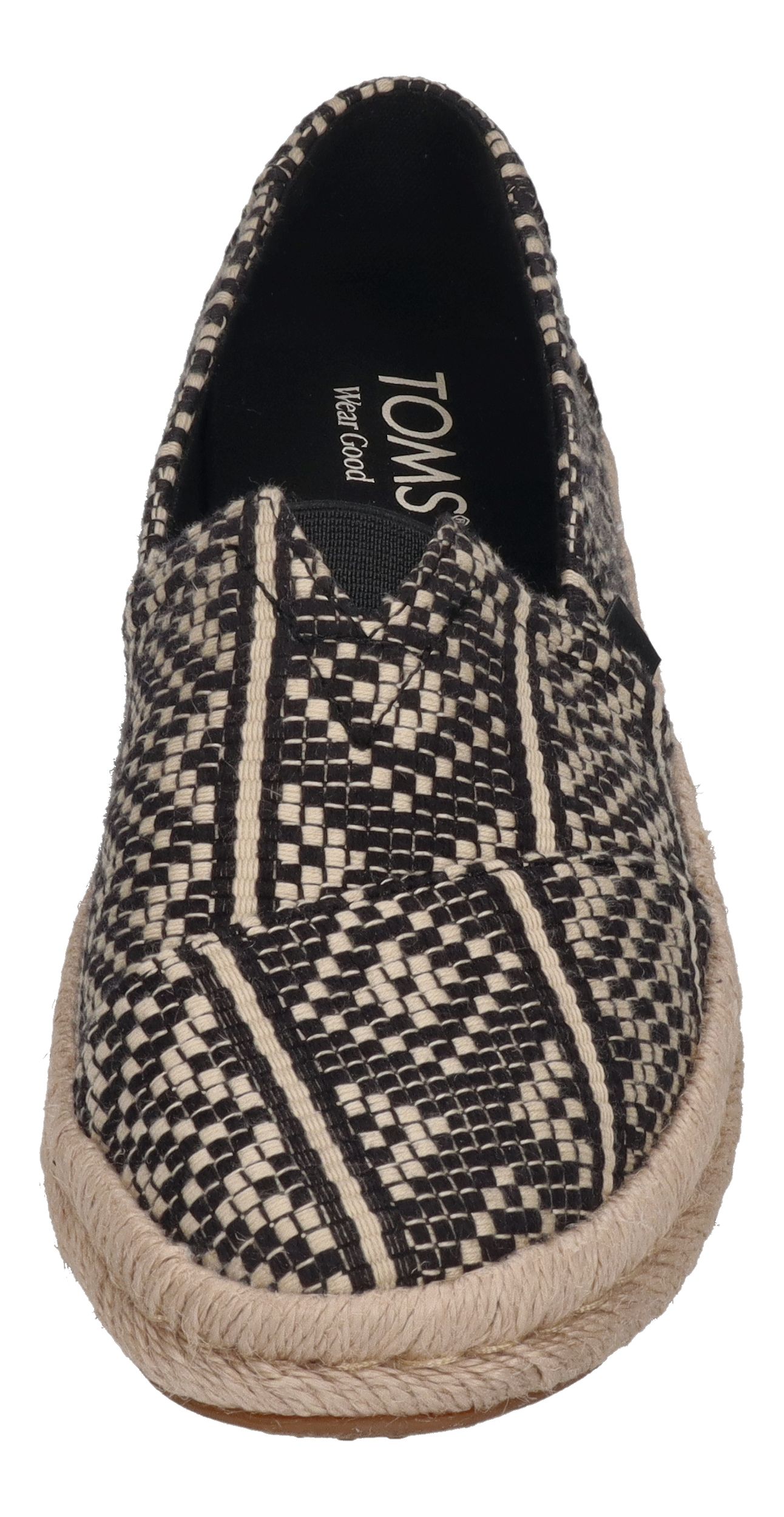 TOMS Damen - ALPARGATA ROPE 2.0 10021886 - black diamond global woven