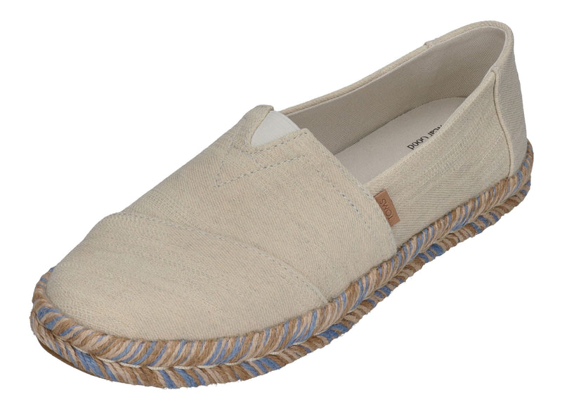TOMS Damen - ALPARGATA ROPE 2.0 10021934 - white onyx textured denim