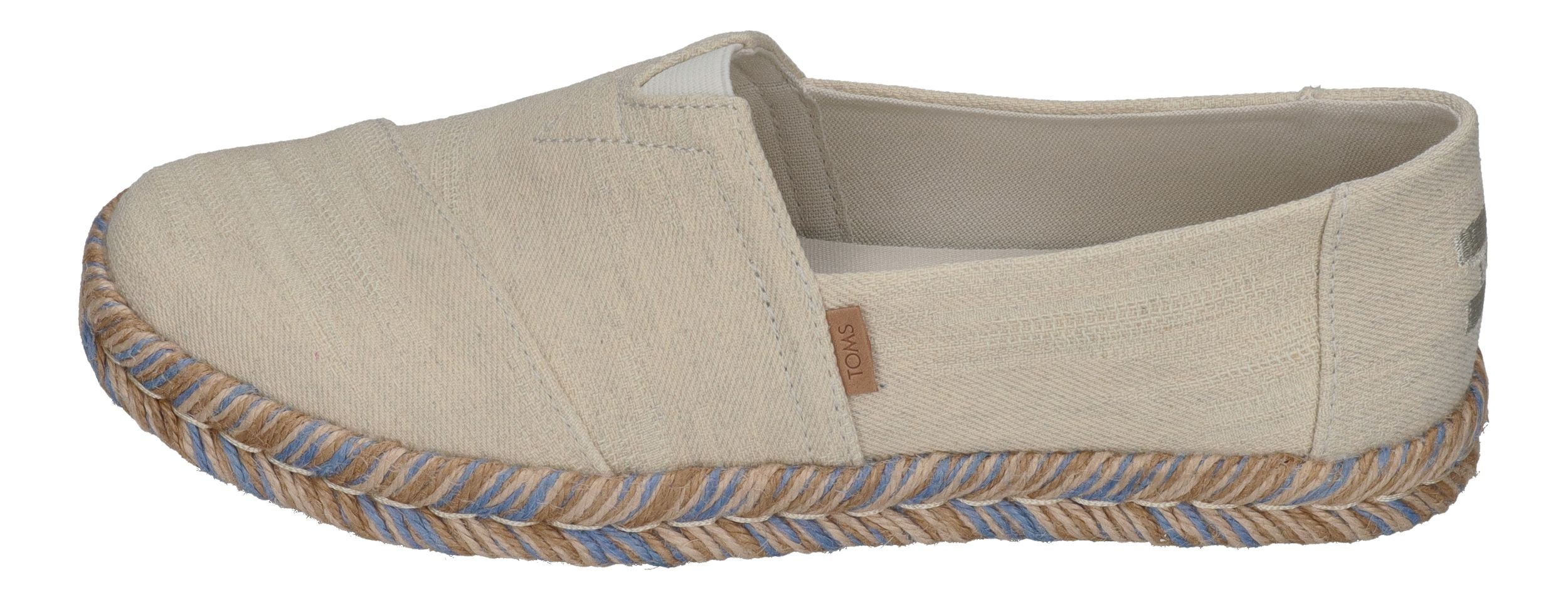 TOMS Damen - ALPARGATA ROPE 2.0 10021934 - white onyx textured denim