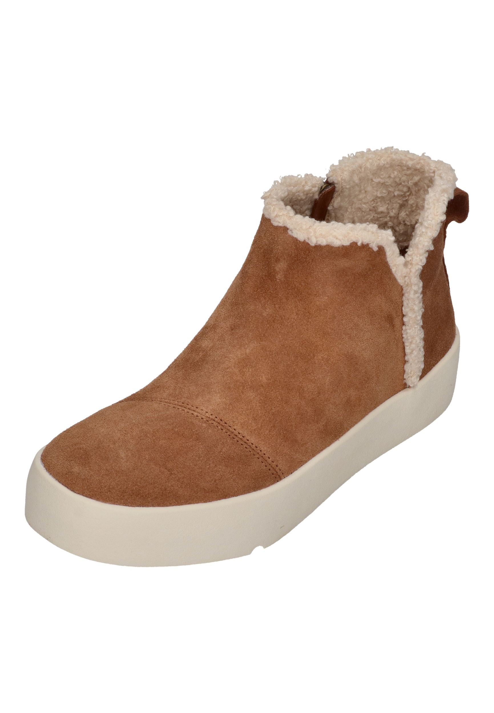 TOMS Damen Booties VERONA MID FAUX 10021437 brown sugar suede