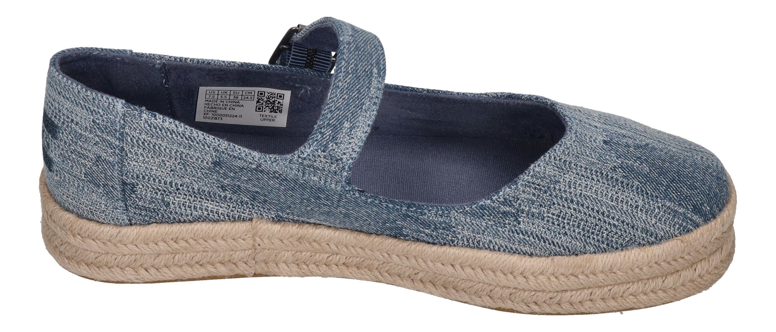 TOMS Damen - CAROLINA MARY JANE 10021873 - dark sky textured denim