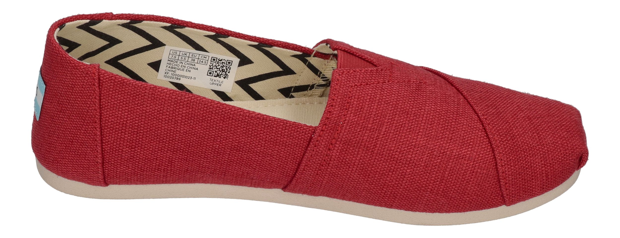 TOMS Damen Espadrilles - ALPARGATA 10020789 - red heritage