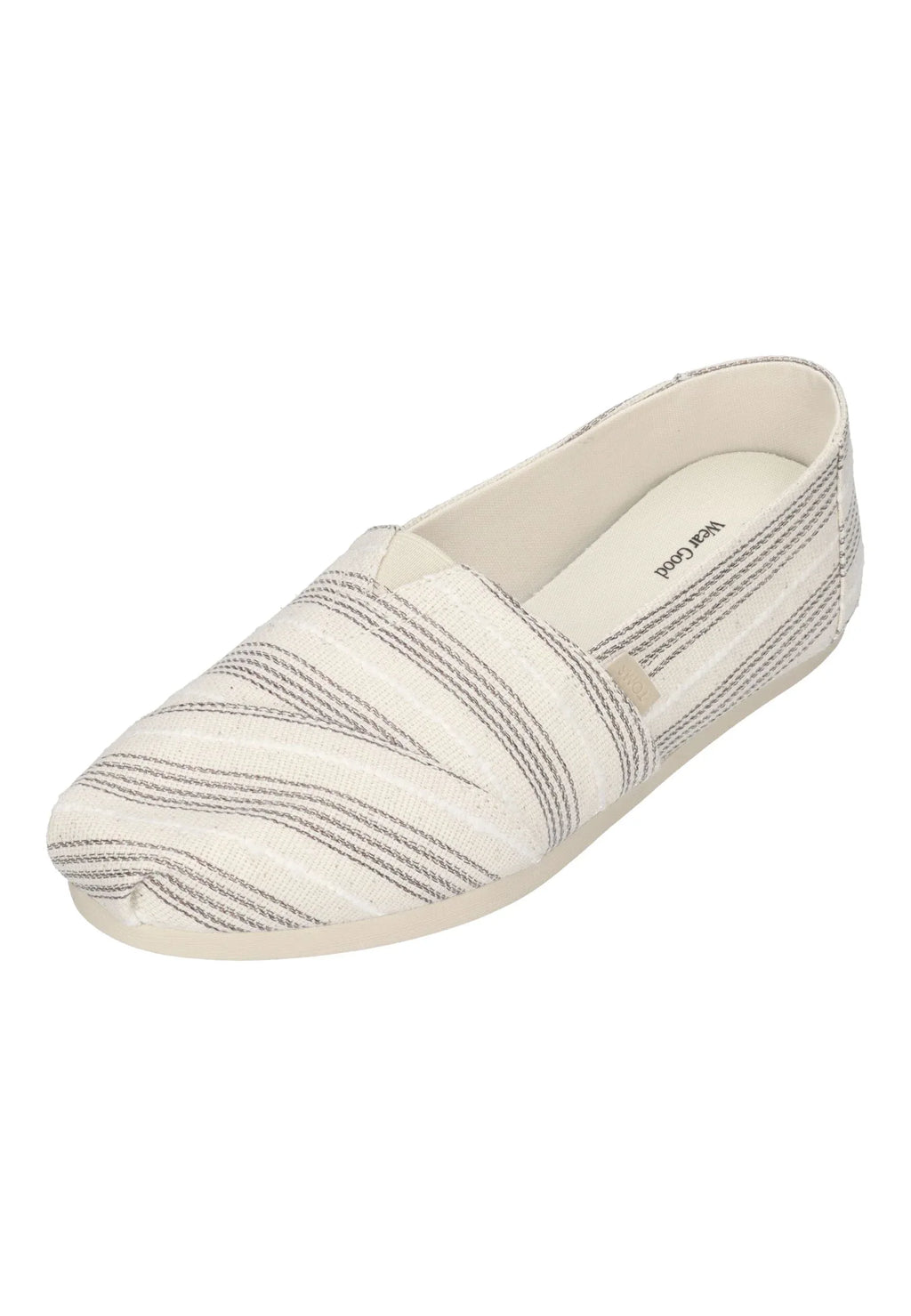 TOMS Damen Espadrilles ALPARGATA 10023037 natural metallic stripe - Shoedeal