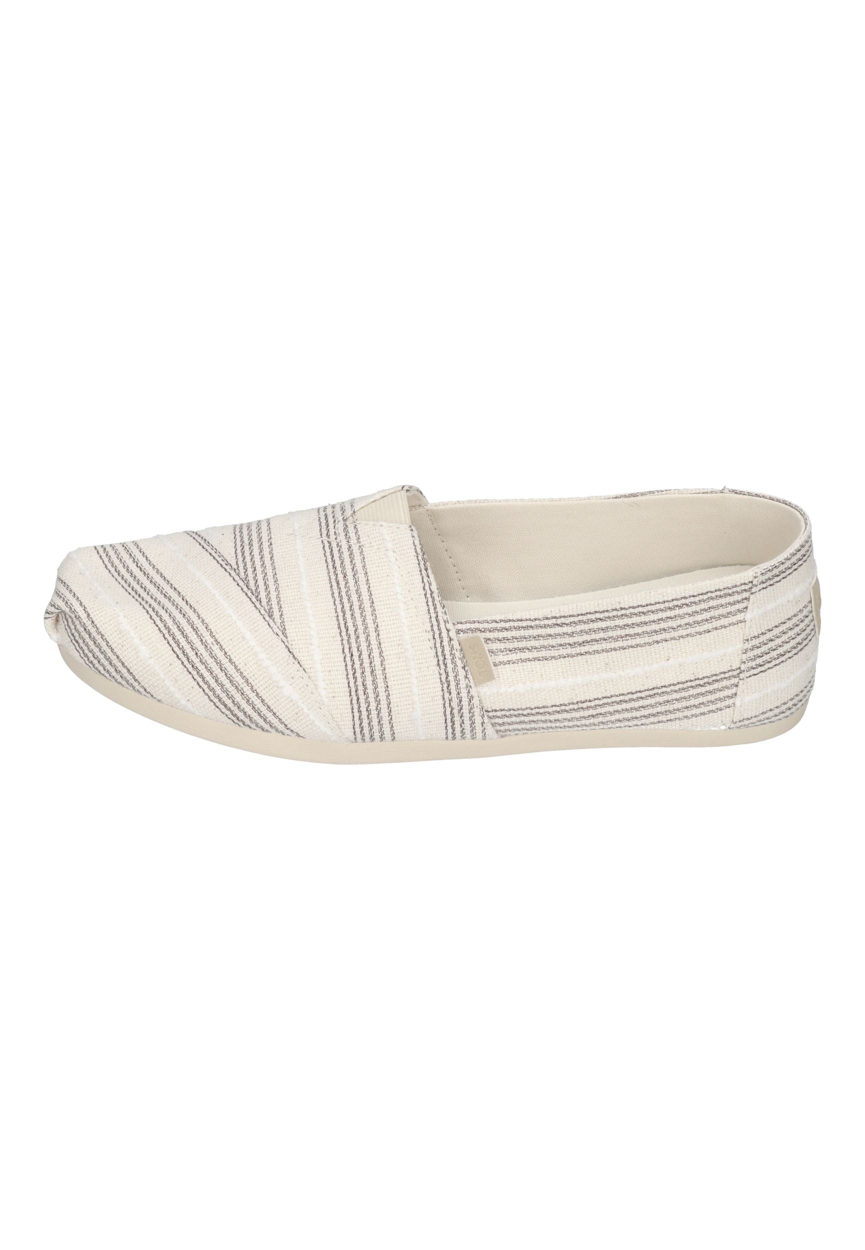 TOMS Damen Espadrilles ALPARGATA 10023037 natural metallic stripe