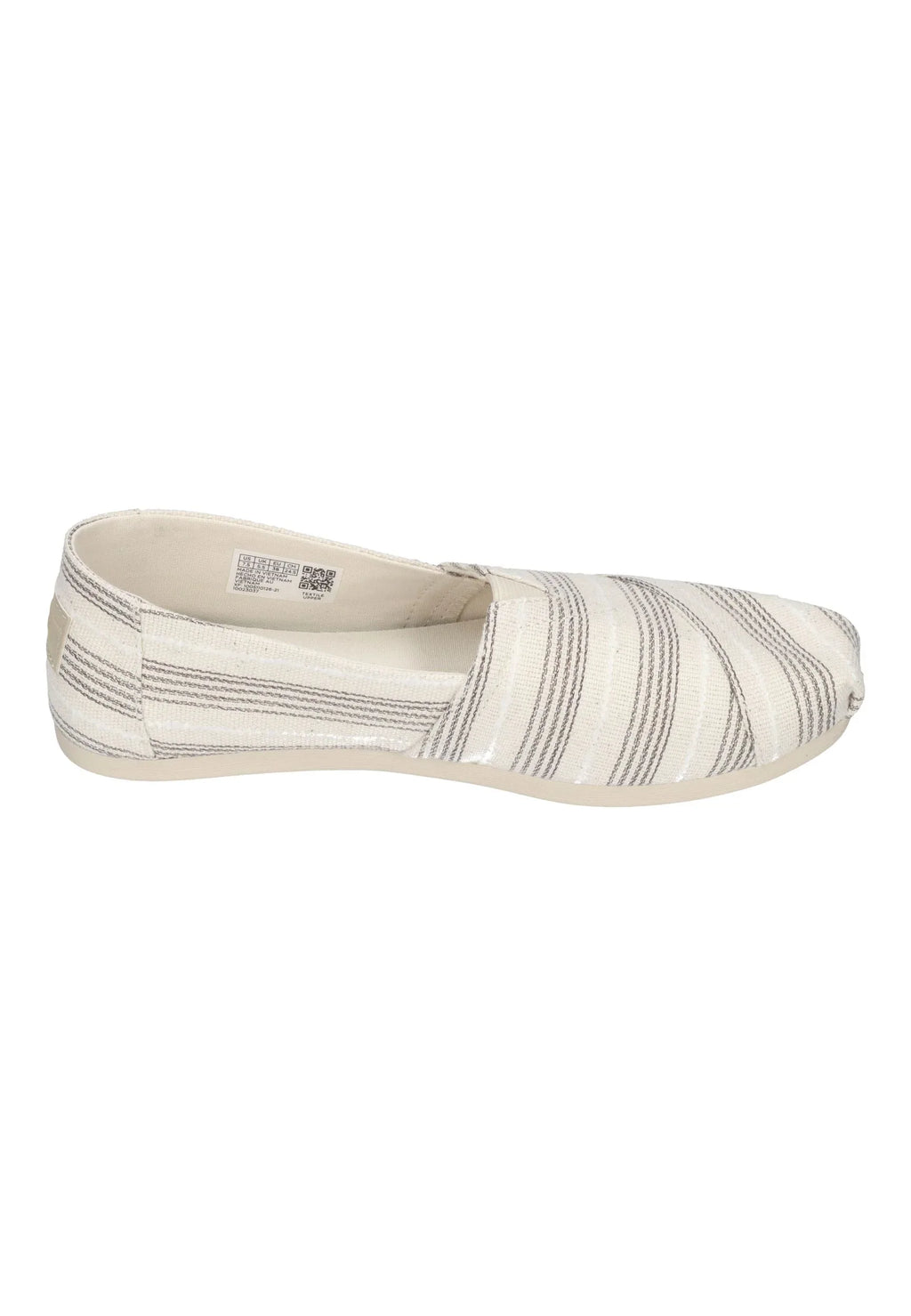 TOMS Damen Espadrilles ALPARGATA 10023037 natural metallic stripe - Shoedeal