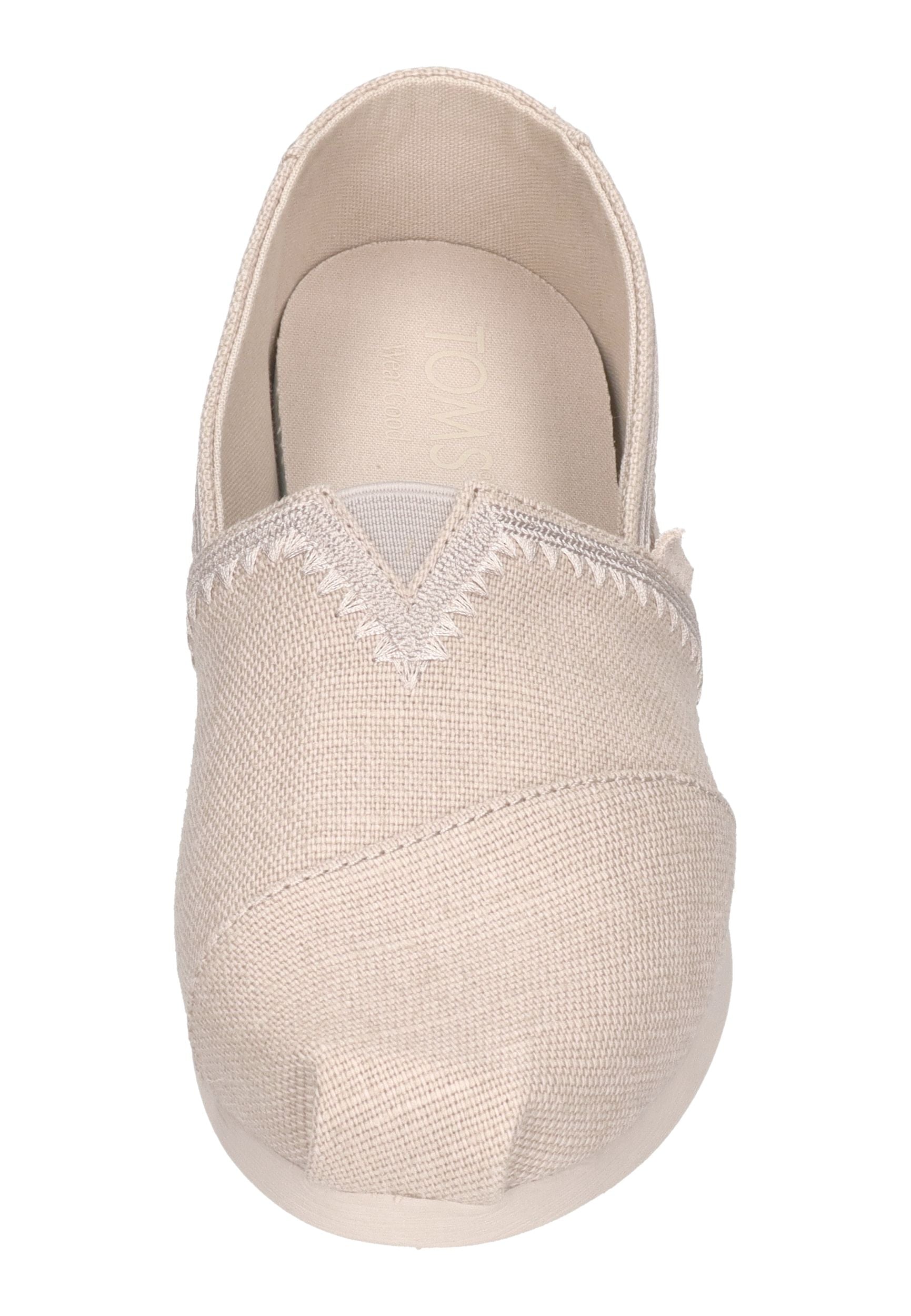 TOMS Damen Espadrilles ALPARGATA 10023040 soft grey heritage embroidery