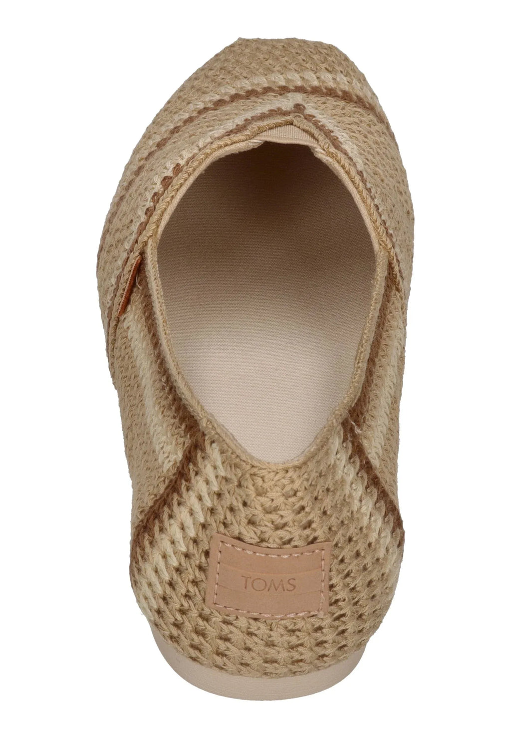 TOMS Damen Espadrilles ALPARGATA 10023041 almond multi crochet
