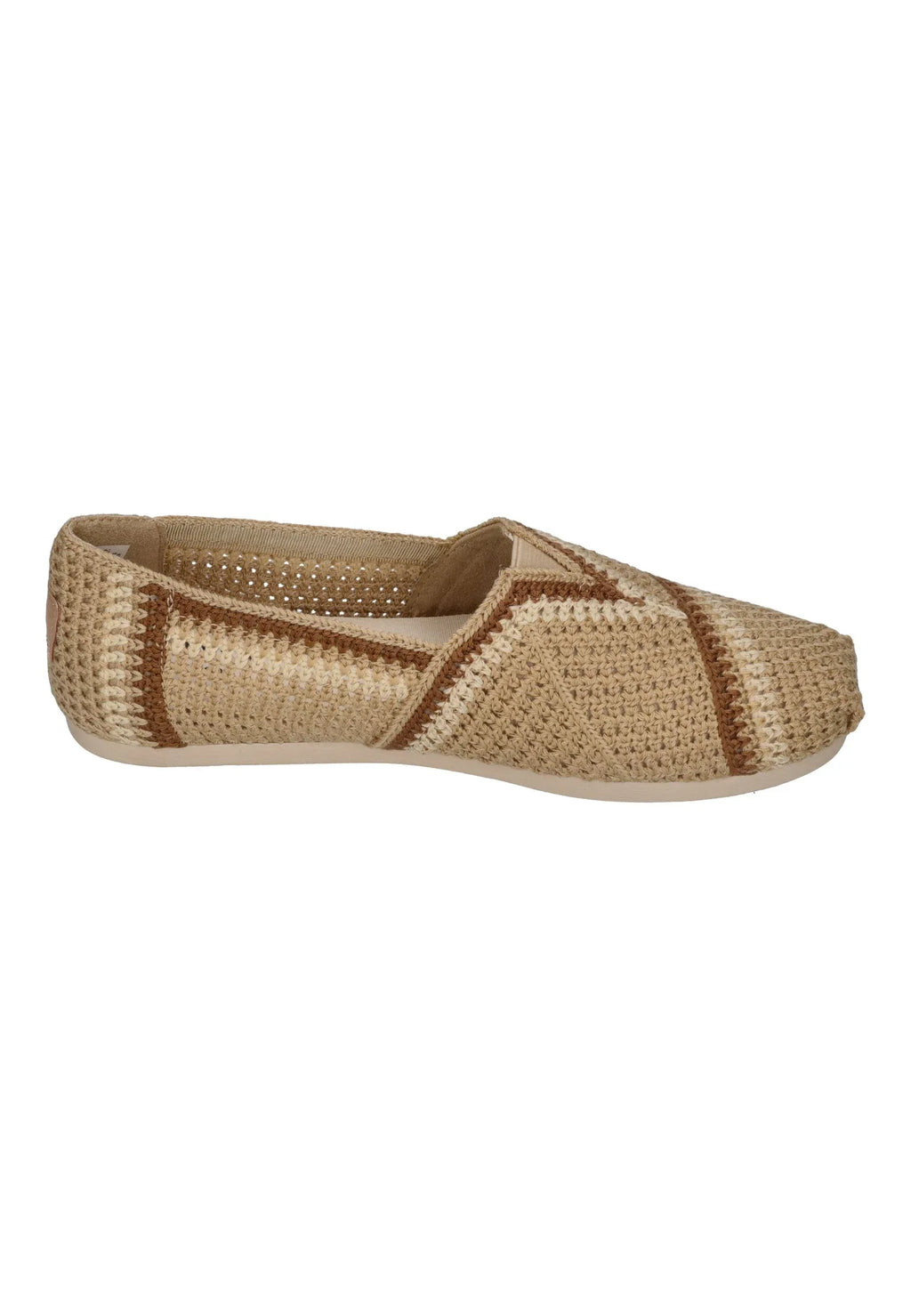 TOMS Damen Espadrilles ALPARGATA 10023041 almond multi crochet