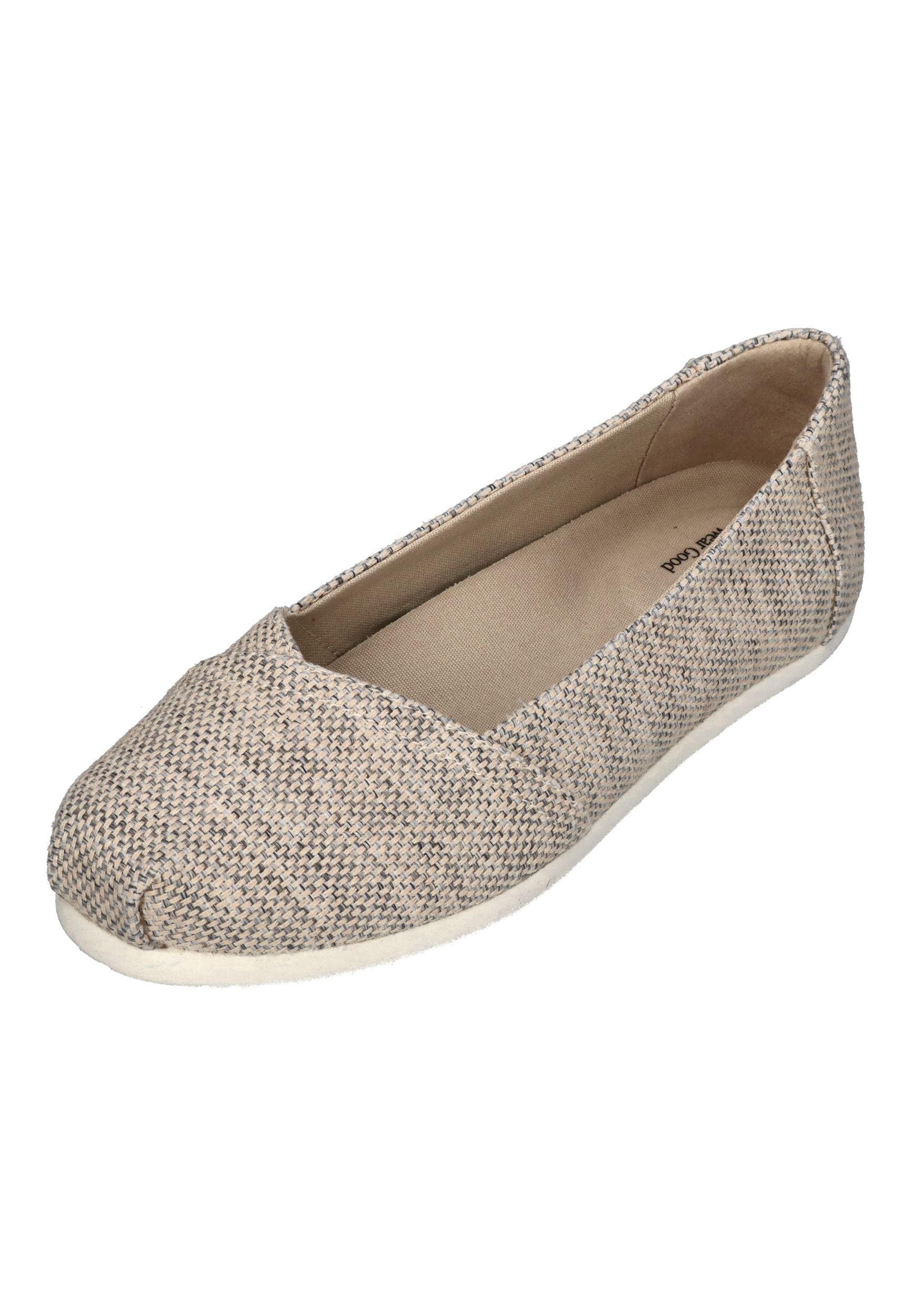 TOMS Damen Espadrilles ALPARGATA BALLET 10023021 fog textured melange