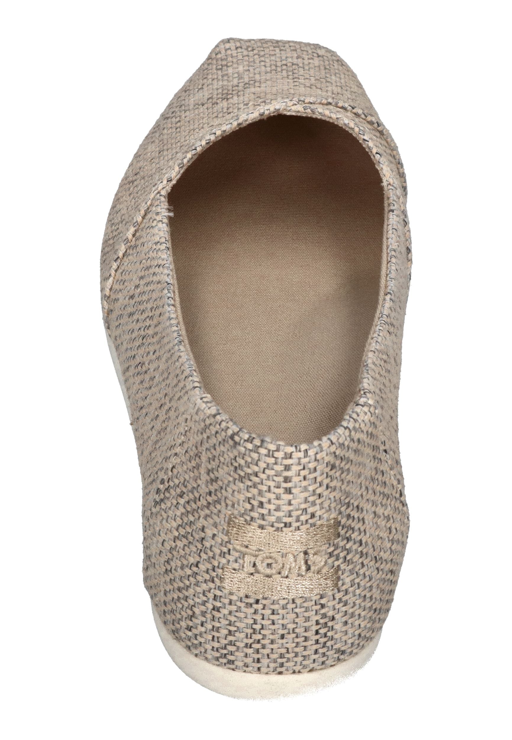 TOMS Damen Espadrilles ALPARGATA BALLET 10023021 fog textured melange