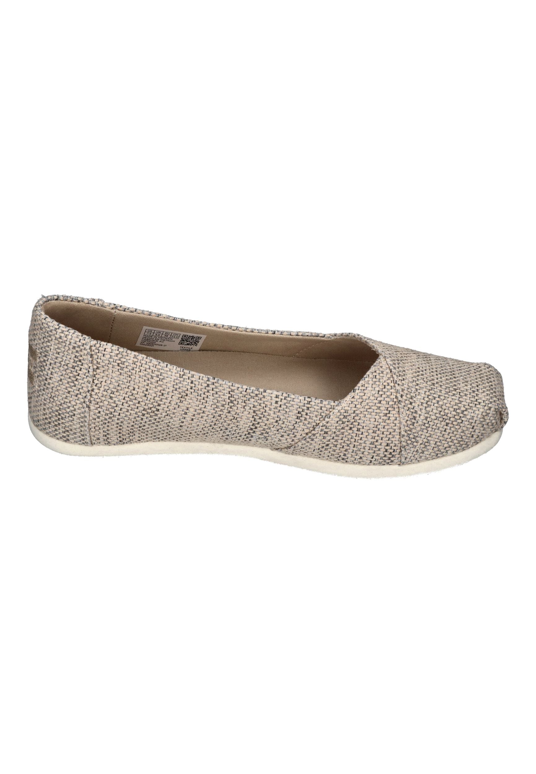 TOMS Damen Espadrilles ALPARGATA BALLET 10023021 fog textured melange