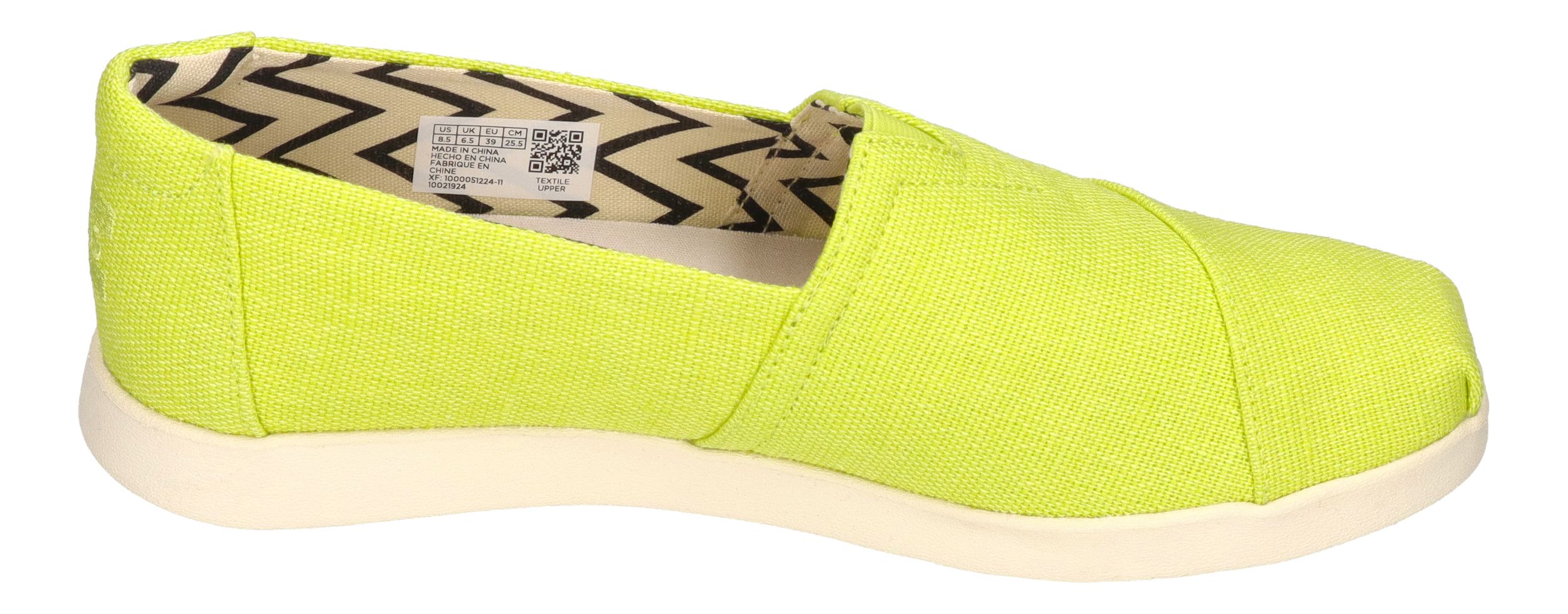 TOMS Damen Espadrilles - ALPARGATA PLUS 10021924 - bright lime heritage