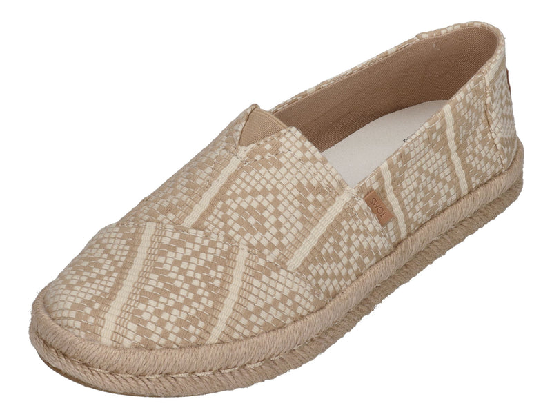 TOMS Damen Espadrilles - ALPARGATA ROPE 2.0 10021817 oatmeal diamond