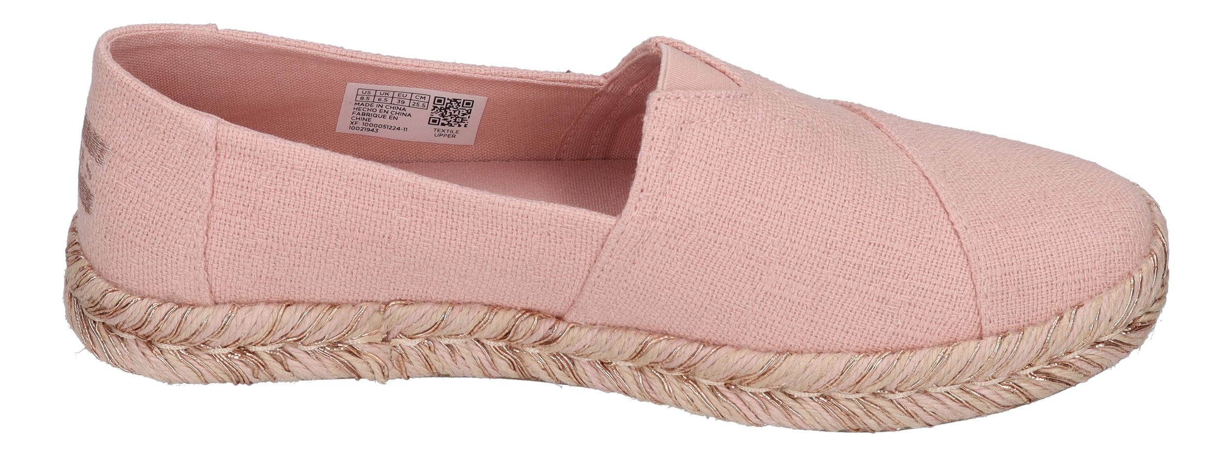 TOMS Damen Espadrilles - ALPARGATA ROPE 2.0 10021943 - pale rose