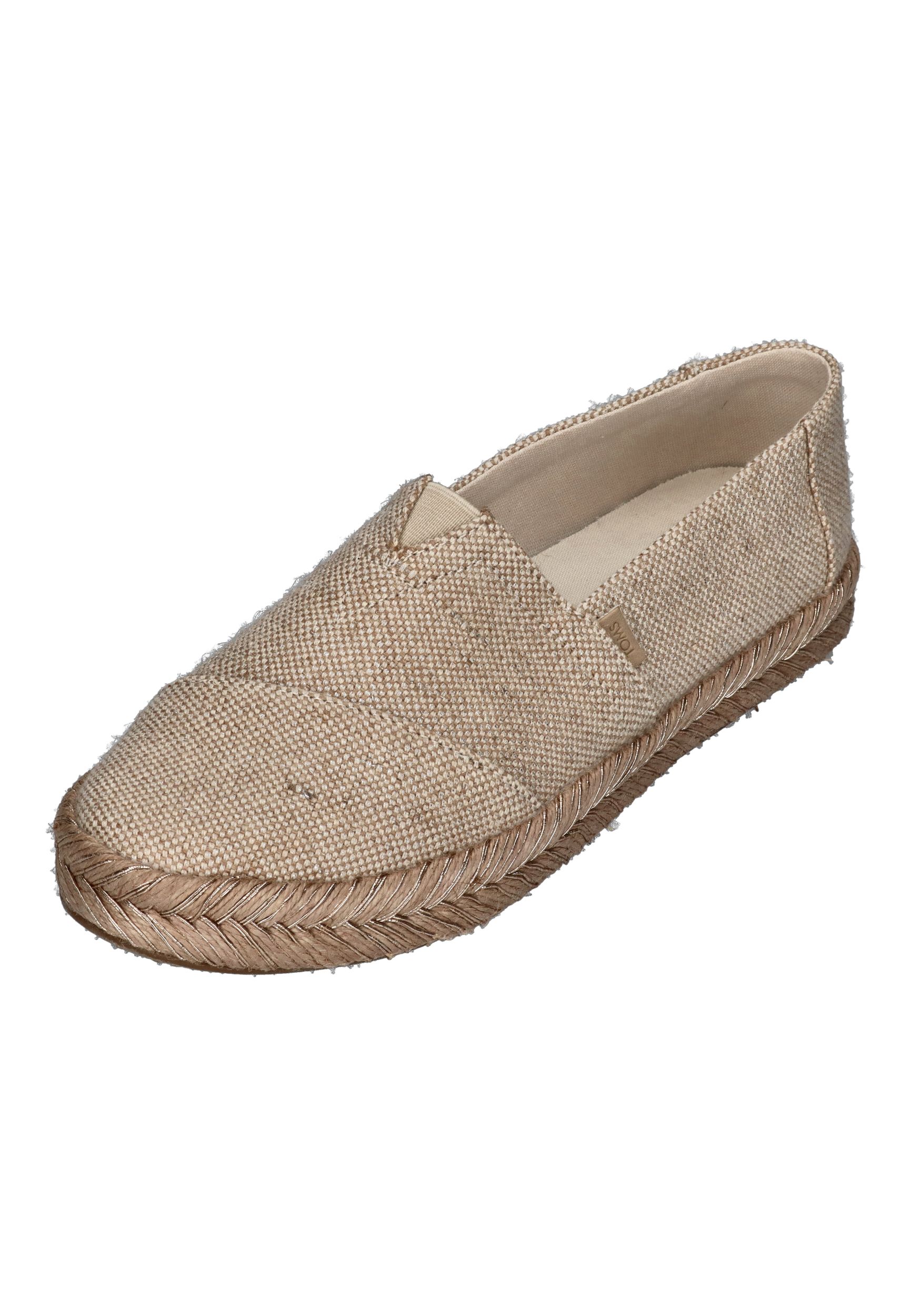 TOMS Damen Espadrilles ALPARGATA ROPE 2.0 10023022 champagne glimmer