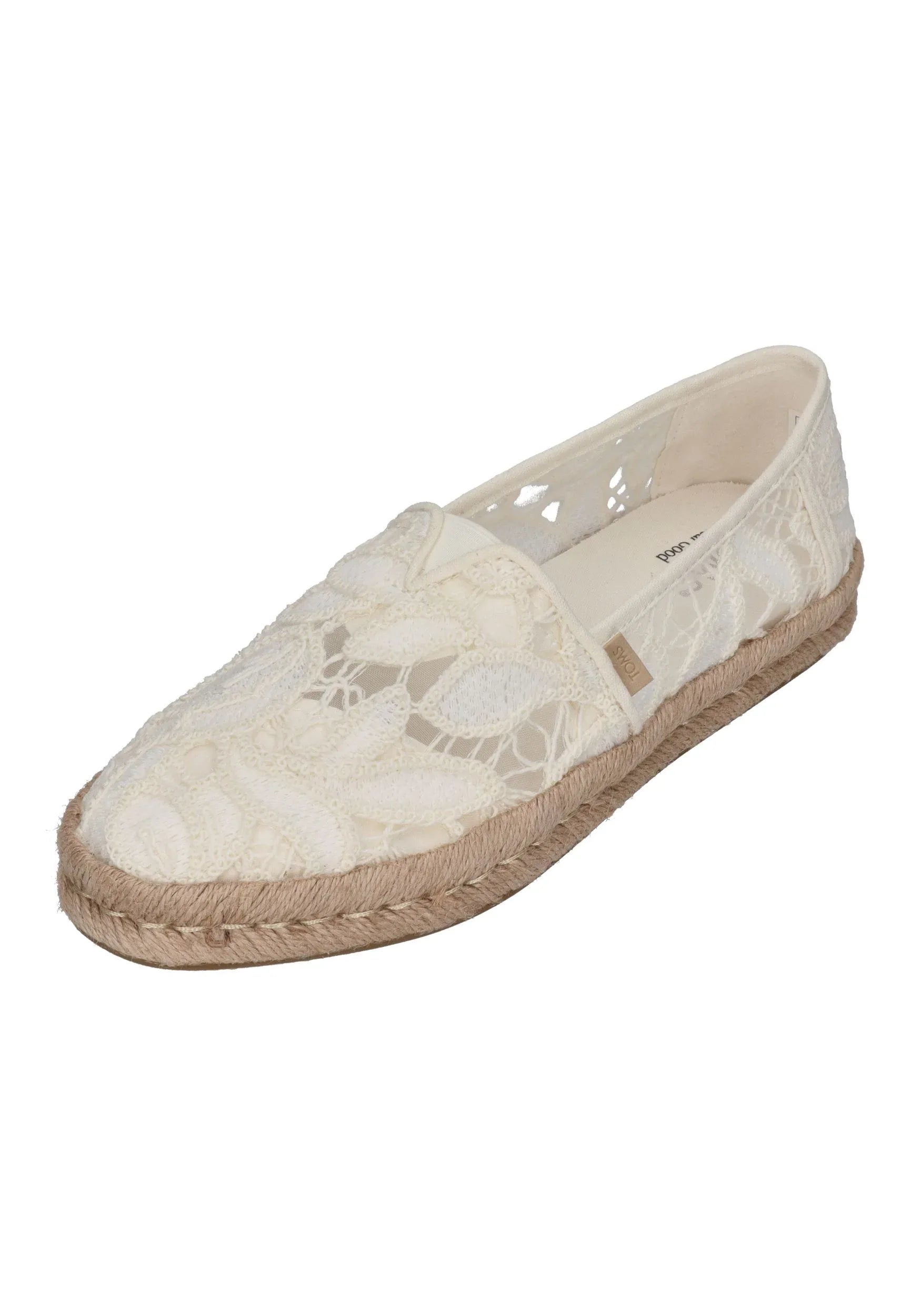 TOMS Damen Espadrilles ALPARGATA ROPE 2.0 10023030 egret floral crochet