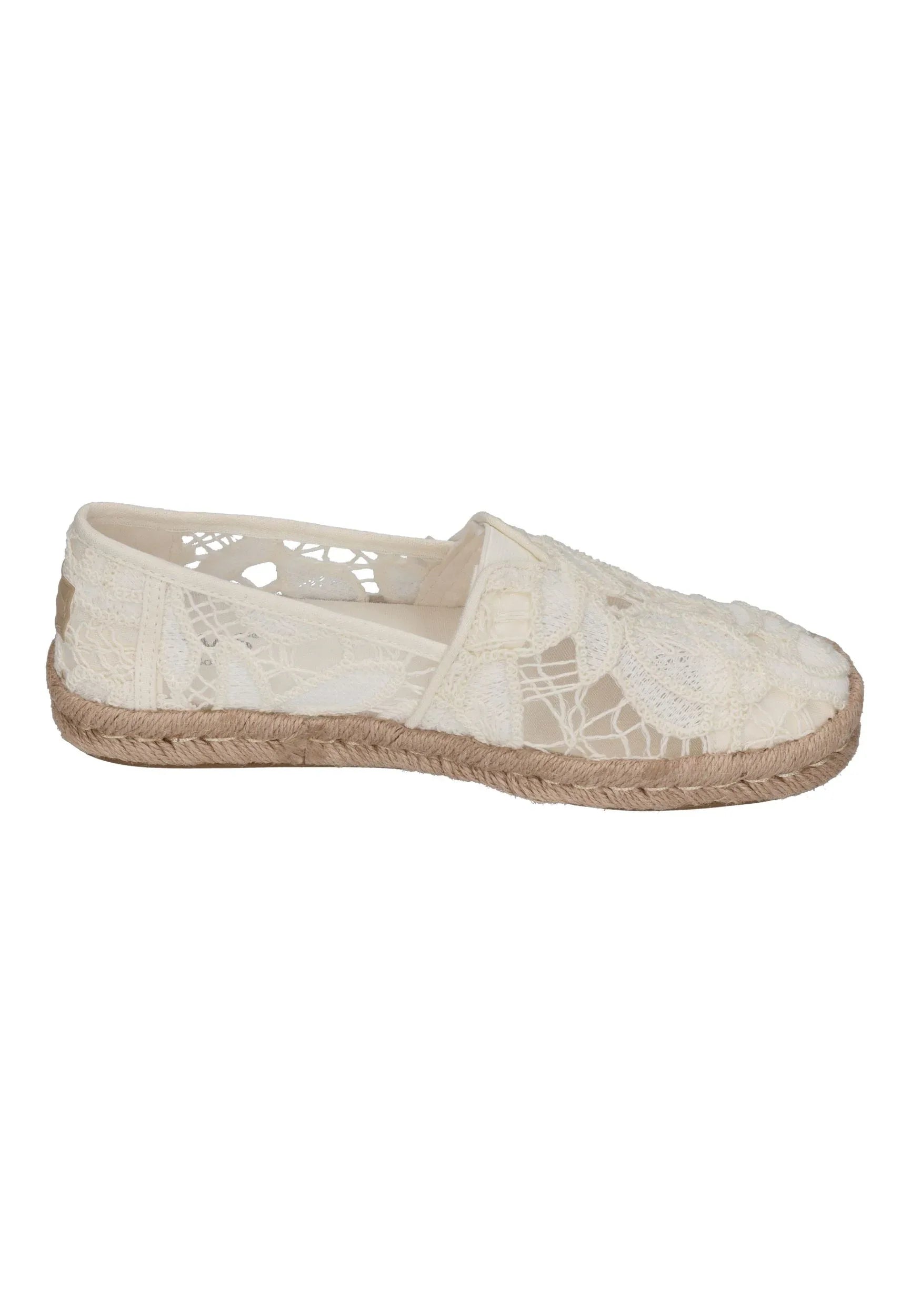 TOMS Damen Espadrilles ALPARGATA ROPE 2.0 10023030 egret floral crochet